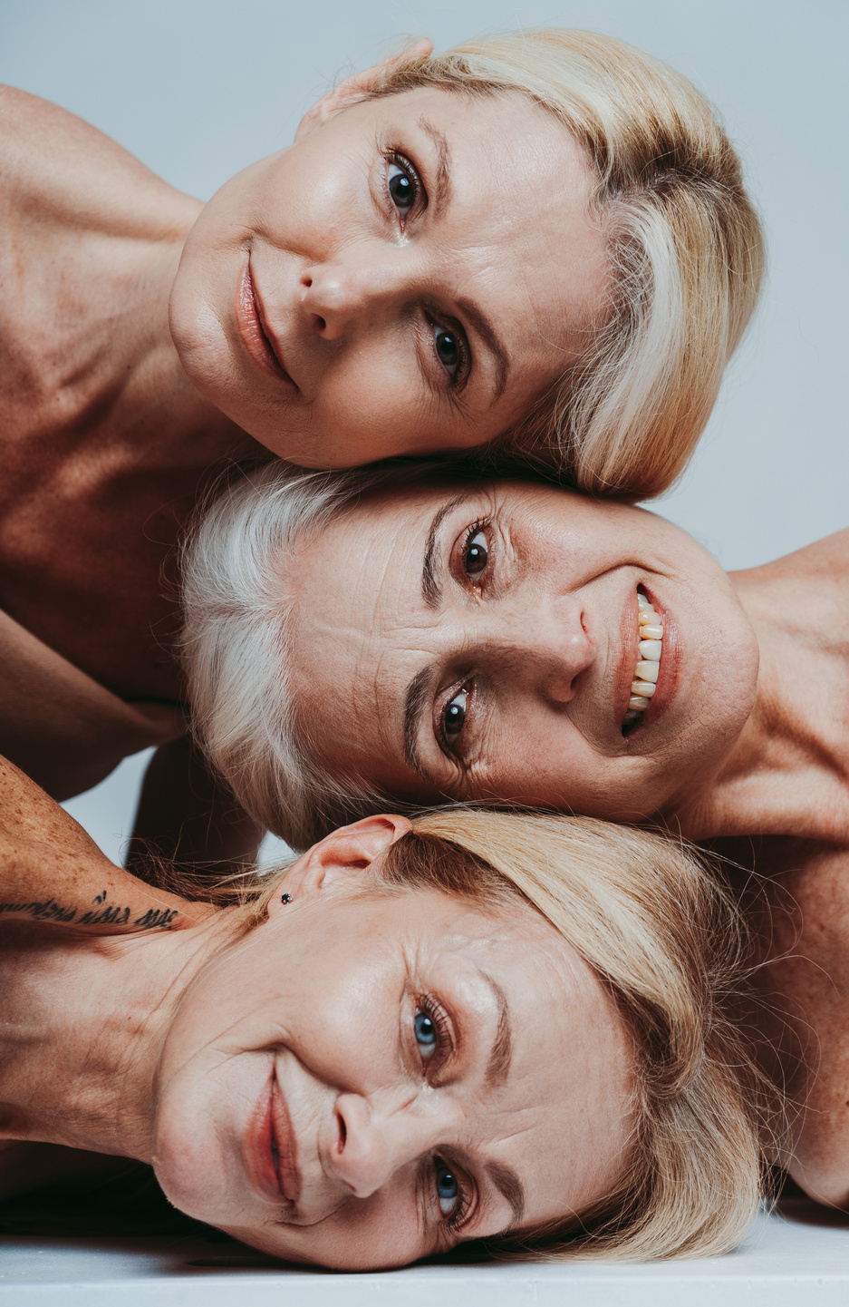 Beautiful Senior Women Posing on a Beauty Photo Session.